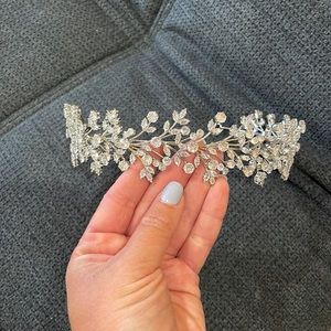 CZ bridal headpiece